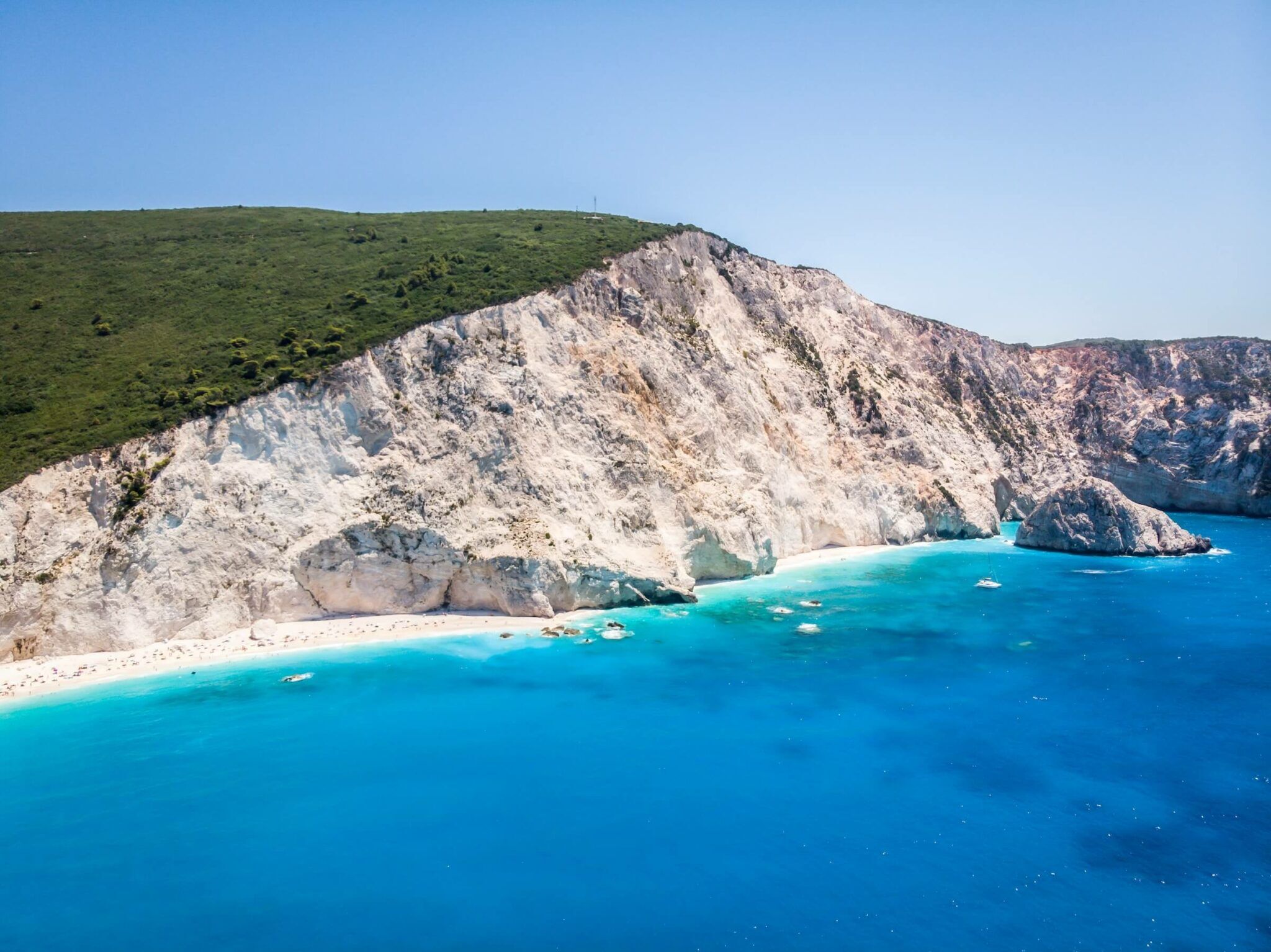 beach on Lefkas
